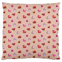 Sweet Heart Standard Flano Cushion Case (one Side) by SychEva