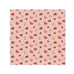 Sweet Heart Small Satin Scarf (Square) Front