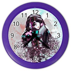 Merlot Lover Color Wall Clock by MRNStudios