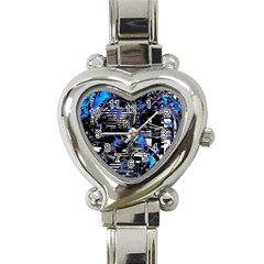 Spin Cycle Heart Italian Charm Watch by MRNStudios