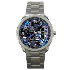 Spin Cycle Sport Metal Watch by MRNStudios