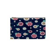 Flowers Pattern Cosmetic Bag (small) by Sparkle