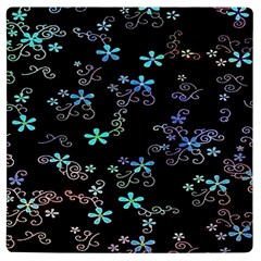 Flowers Pattern Uv Print Square Tile Coaster  by Sparkle