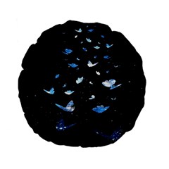Sparkle Butterfly Standard 15  Premium Flano Round Cushions by Sparkle