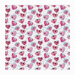 Funny Hearts Medium Glasses Cloth by SychEva