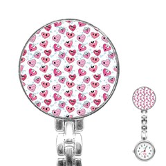 Funny Hearts Stainless Steel Nurses Watch by SychEva