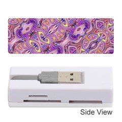 Liquid Art Pouring Abstract Seamless Pattern Tiger Eyes Memory Card Reader (stick) by artico