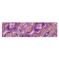 Liquid Art Pouring Abstract Seamless Pattern Tiger Eyes Satin Scarf (oblong) by artico