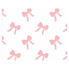 Pink Ribbons Pattern Double Sided Flano Blanket (medium) 