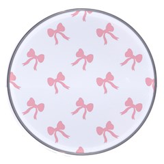 Pink Bow Pattern Wireless Charger by Littlebird