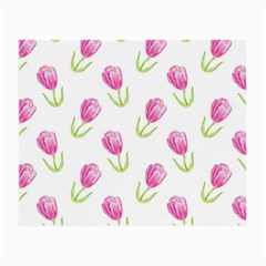 Tulips Watercolor Pattern Small Glasses Cloth by Littlebird