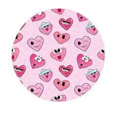 Emoji Heart Mini Round Pill Box by SychEva