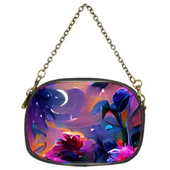 Floral Chain Purse (two Sides)