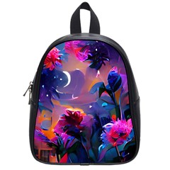 Floral School Bag (small) by Dazzleway