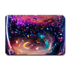 Galaxy Glass Small Doormat  by Dazzleway
