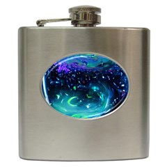 Blue Galaxy Hip Flask (6 Oz) by Dazzleway