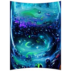 Blue Galaxy Back Support Cushion by Dazzleway