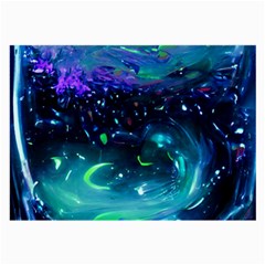 Blue Galaxy Large Glasses Cloth (2 Sides) by Dazzleway