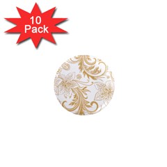 Flowers Shading Pattern 1  Mini Magnet (10 Pack)  by fashionpod