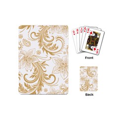 Flowers Shading Pattern Playing Cards Single Design (mini) by fashionpod