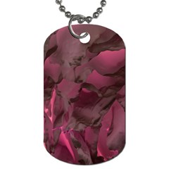 Peonies In Red Dog Tag (two Sides) by LavishWithLove
