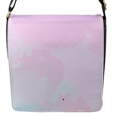 Watercolor Clouds Flap Closure Messenger Bag (s)