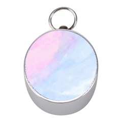 Watercolor Clouds2 Mini Silver Compasses by Littlebird