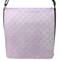 Unicorns Pattern Flap Closure Messenger Bag (s)