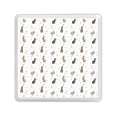 Cute Rabbit Memory Card Reader (square) by SychEva