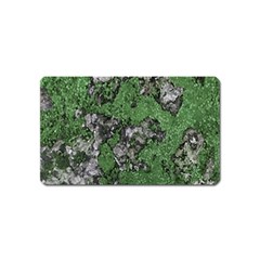 Modern Camo Grunge Print Magnet (Name Card)