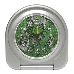 Modern Camo Grunge Print Travel Alarm Clock