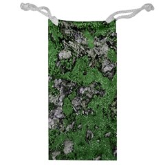 Modern Camo Grunge Print Jewelry Bag