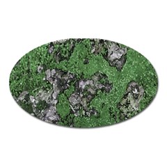 Modern Camo Grunge Print Oval Magnet by dflcprintsclothing