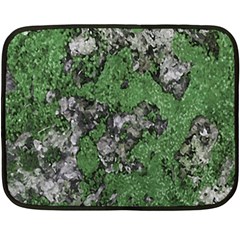 Modern Camo Grunge Print Fleece Blanket (Mini)