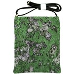 Modern Camo Grunge Print Shoulder Sling Bag Front