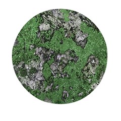 Modern Camo Grunge Print Mini Round Pill Box (Pack of 3)