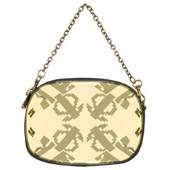 Abstract Pattern Geometric Backgrounds   Chain Purse (two Sides) by Eskimos