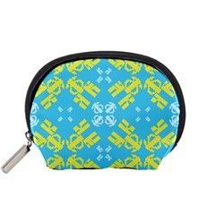 Abstract Pattern Geometric Backgrounds   Accessory Pouch (small) by Eskimos