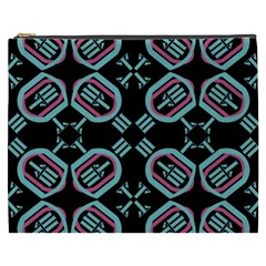 Abstract Pattern Geometric Backgrounds   Cosmetic Bag (xxxl) by Eskimos