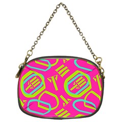 Abstract Pattern Geometric Backgrounds   Chain Purse (two Sides) by Eskimos