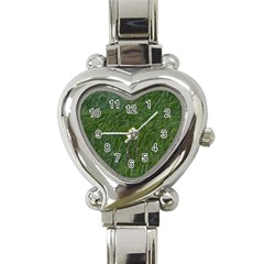 Green Carpet Heart Italian Charm Watch by DimitriosArt