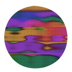 Puzzle Landscape In Beautiful Jigsaw Colors Pop Socket by pepitasart