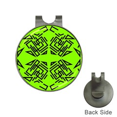 Abstract Pattern Geometric Backgrounds   Hat Clips With Golf Markers by Eskimos