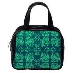 Abstract Pattern Geometric Backgrounds   Classic Handbag (one Side)