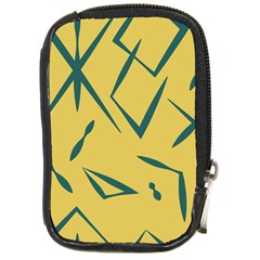 Abstract Pattern Geometric Backgrounds   Compact Camera Leather Case by Eskimos