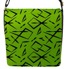 Abstract Pattern Geometric Backgrounds   Flap Closure Messenger Bag (s) by Eskimos