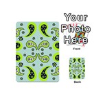Floral pattern paisley style  Playing Cards 54 Designs (Mini) Back
