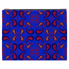 Floral Pattern Paisley Style  Cosmetic Bag (xxxl) by Eskimos