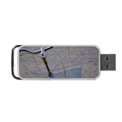 Classic Blue Portable Usb Flash (two Sides) by DimitriosArt