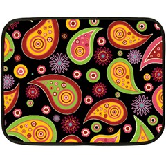 Paisley Pattern Design Fleece Blanket (mini) by befabulous